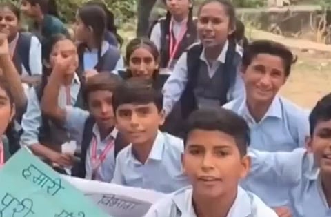 More than 1,500 students from Classes 6 to 12 at Sarvodaya Inter College in Uttar Pradesh.