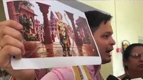 In the image Bihar State Transgender Welfare Board member Ranjan Singh is shown