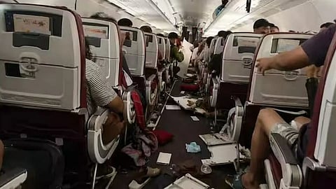 Air India Phuket Delhi turbulence incident pilot dope test