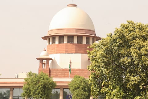 Supreme Court of India in New Delhi amid a PIL seeking disclosure of ethanol content in petrol.