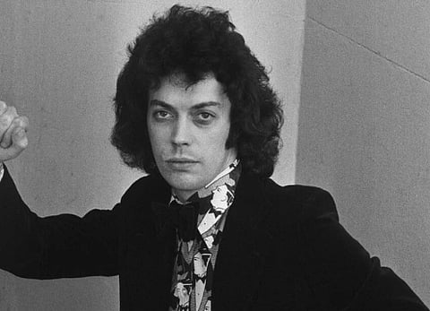 Old image of Actor and singer Tim Curry who recently passed away.