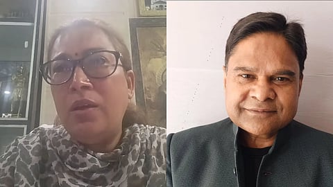 Rekha Arya and Girdhari Lal Sahu