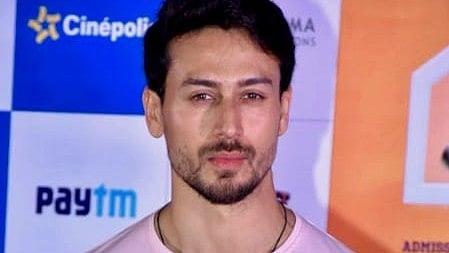 Tiger at an event promoting Student of The Year 2 in 2019.