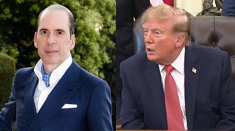 Left image is Italian Italian-Venezuelan billionaire Julio Herrera Velutini and right image is of trump