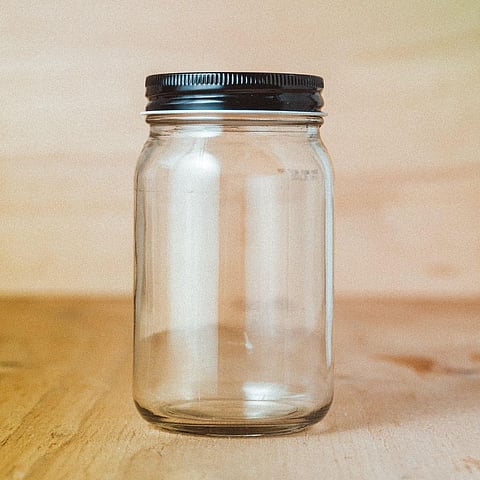 Glass jars are a sustainable option for the kitchen