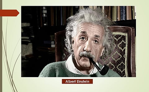 God does not play dice with
the universe