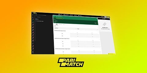 Parimatch User Interface