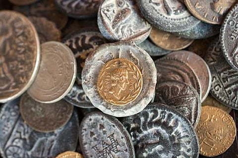 Picture of some ancient coins