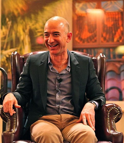 "Over centuries, many people will be born in space, it will be their first home," Bezos said.| IANS