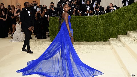 Vogue editor Anna Wintour attends the Metropolitan Museum of Art's Costume Institute benefit gala celebrating the opening of the "Camp: Notes on Fashion" exhibition at New York Image source: voa