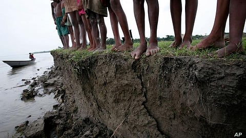 Storms and floods in the Sunderbans are extremely feared as they wipe out infrastructure from the roots Image source: wikimedia
