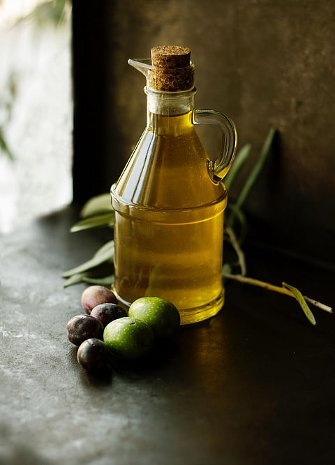 Apart from uses in kitchen, Olive Pomace oil can be used to treat skin problems and hair problems by using a little bit of it on the damaged scalp to treat dryness.Photo by Amy Shamblen on Unsplash
