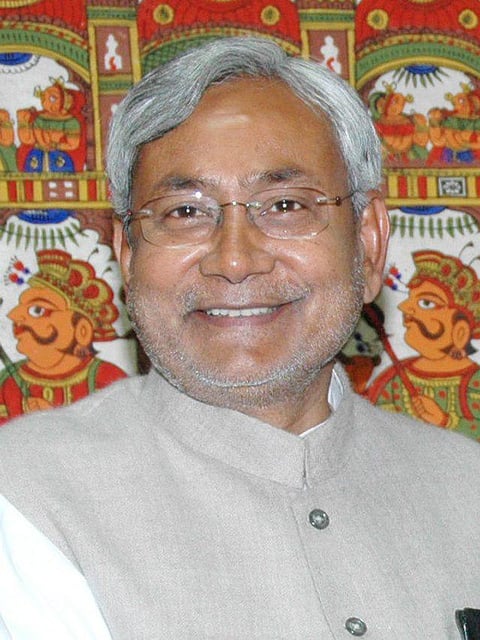 The Chief Minister of Bihar, Shri Nitish Kumar with Prime Minister, Shri Narendra Modi.