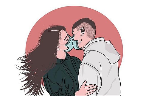 Is Mask Kissing Safe In A Partially Vaccinated World?