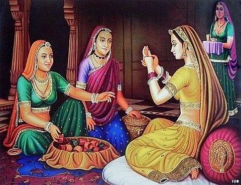 Ashtottaram 29: OṀ STRĪGAURAVABHŨMYAI NAMAH