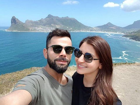 Virushka Enjoy Magical Sunset In UAE