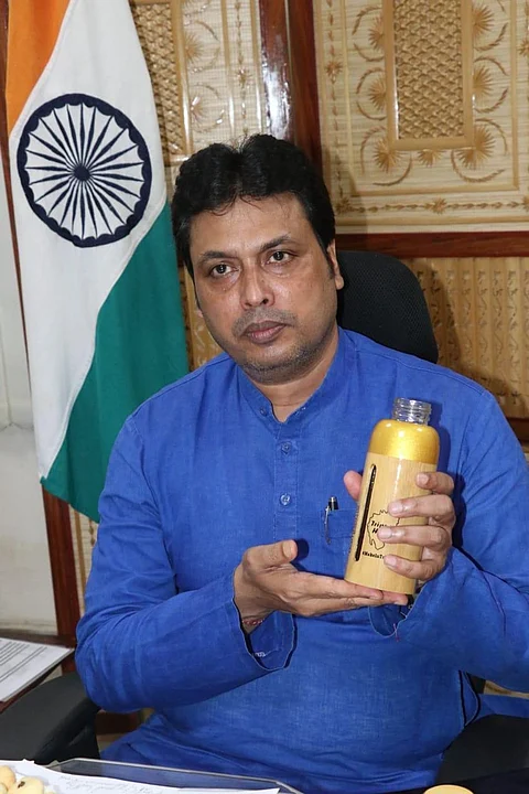 Tripura CM Biplab Deb Launches Bamboo Cookies And Honey To Boost Immunity