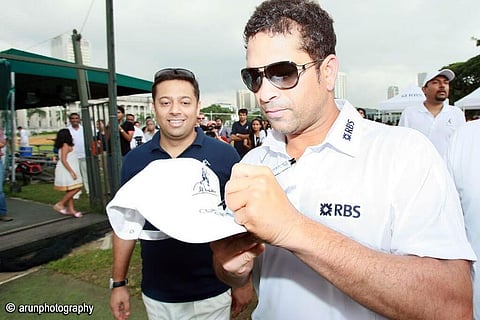 Sachin Tendulkar Lends Support to a Cause Dedicated to Help Slum Dwellers