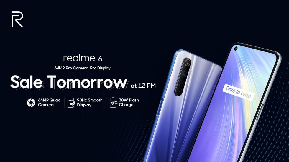New Smartphone Realme 6 To Go on First Sale From March 11