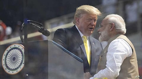 U.S. President Donald Trump Announces Military Deal With India