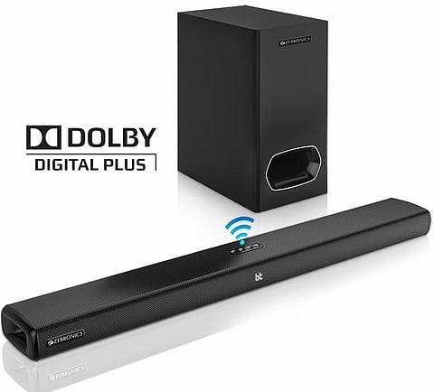 Audio Accessory Maker Zebronics Unveils Premium Soundbar With Dolby Digital Plus in India