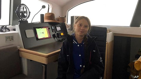 Greta Thunberg Sets Sail for Spain from US by Boat