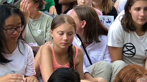 Climate Activist Thunberg Leads Rally at United Nations to Demand Action on Global Warming