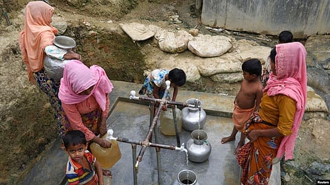 Rohingya Refugees in Bangladesh Face Serious Water Shortage