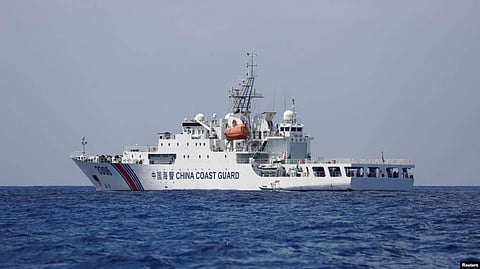 US Navy Ship Sails Near Scarborough Shoal in South China Sea