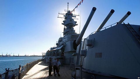 USS Missouri Undergoes Renovation ahead of World War II End Anniversary