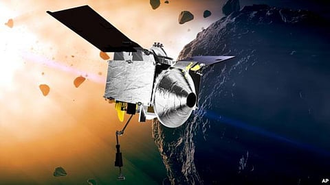 NASA’s Asteroid Sampling Probe Snaps Picture of Asteroid Bennu