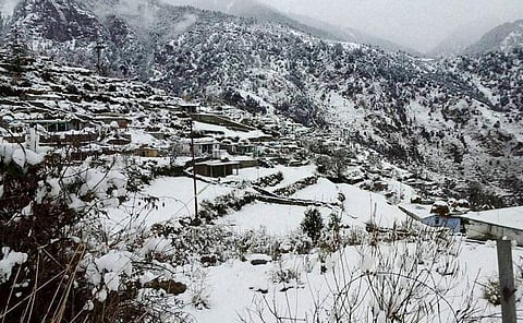 Fresh Snowfall in Kashmir Valley
