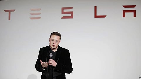 SpaceX CEO Elon Musk Showcases SpaceX’s Starship Test Rocket