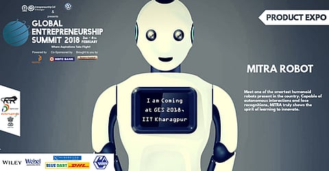 Mitra: An Indian Robot That Greets You With A ‘Namaste’