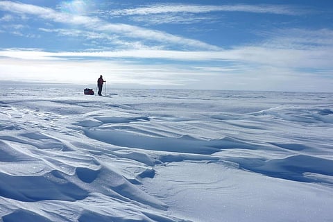 A bizarre Indian Post Office At The Antarctic Circle