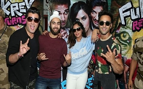 The Fukrey Returns team is overwhelmed as they receive a tremendous response from the audience