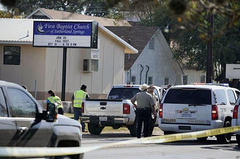 26 people killed as a Shooter opens fire in a Church in Texas