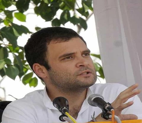 Rahul Gandhi Points at PM Modi to Vacate the Seat over Gas price Hike
