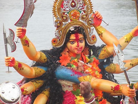 Communal Harmony, Anti-terrorism Highlight of Kolkata’s Durga Puja Immersion Carnival