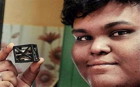 NASA launches ‘KalamSat’, Smallest 64 gms weighing Satellite Built by Indian boy Rifath Sharook
