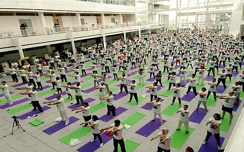 Largest Yoga Event: Netherlands Hosts Third International Day of Yoga