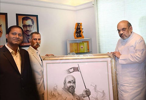 Honoured to be part of PM Narendra Modi book: UAE-based Indian artist Akbar Saheb