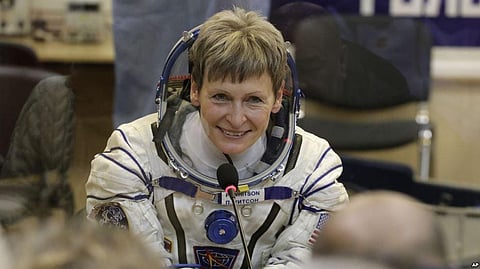 US President Donald Trump makes a special Earth-to-space call to congratulate NASA astronaut Peggy Whitson