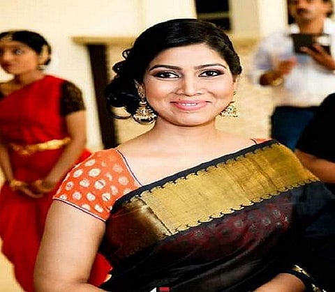 Actress Sakshi Tanwar turns showstopper for Anju Modi at Amazon India Fashion Week (AIFW) Autumn/Winter 2017