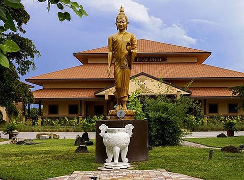 A Buddhist Temple seeks permission to install a 10 foot statue