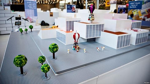 Danish toymaker Lego Builds Giant Brick Playhouse in its Hometown