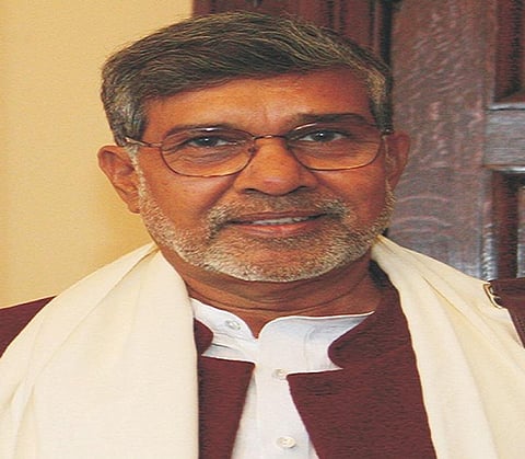 Child rights activist Kailash Satyarthi’s Nobel Prize replica recovered