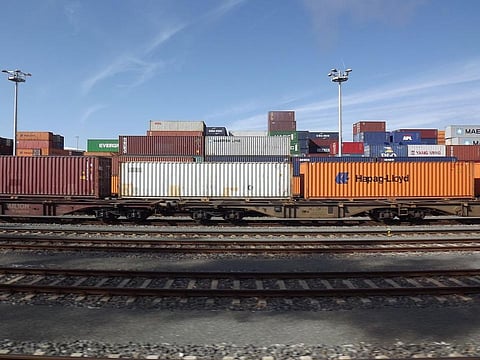 First freight Train from China to the UK rolls into London