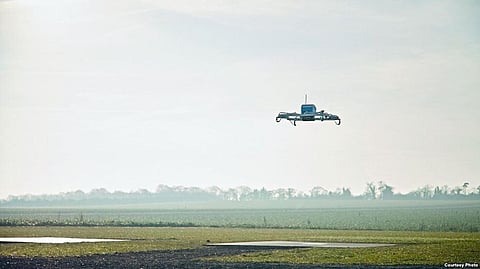 Online retailer Amazon completes its First Delivery by Drone in UK