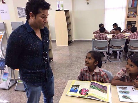 Former Indian Cricketer and Rajya Sabha Member Sachin Tendulkar Happy with the Transformation of  his Adopted Village